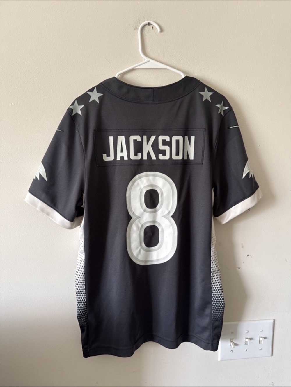 Men’s Nike Lamar Jackson #8 Ravens 2020 Pro Bowl Jersey Sz S - Black RARE - Picture 6 of 6